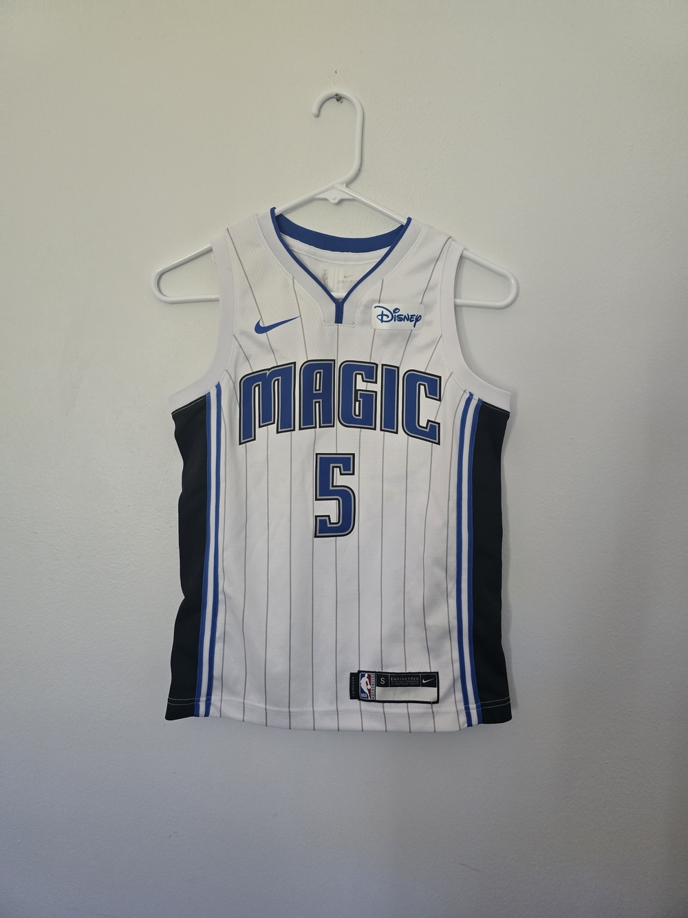 Orlando Magic Jersey Youth Sm White NBA Basketball Mo Bamba Nike Swingman Disney